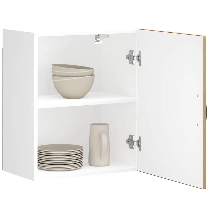 Armoires murales de cuisine 2 pcs Kalmar en bois d'ingénierie chêne artisanal - 4