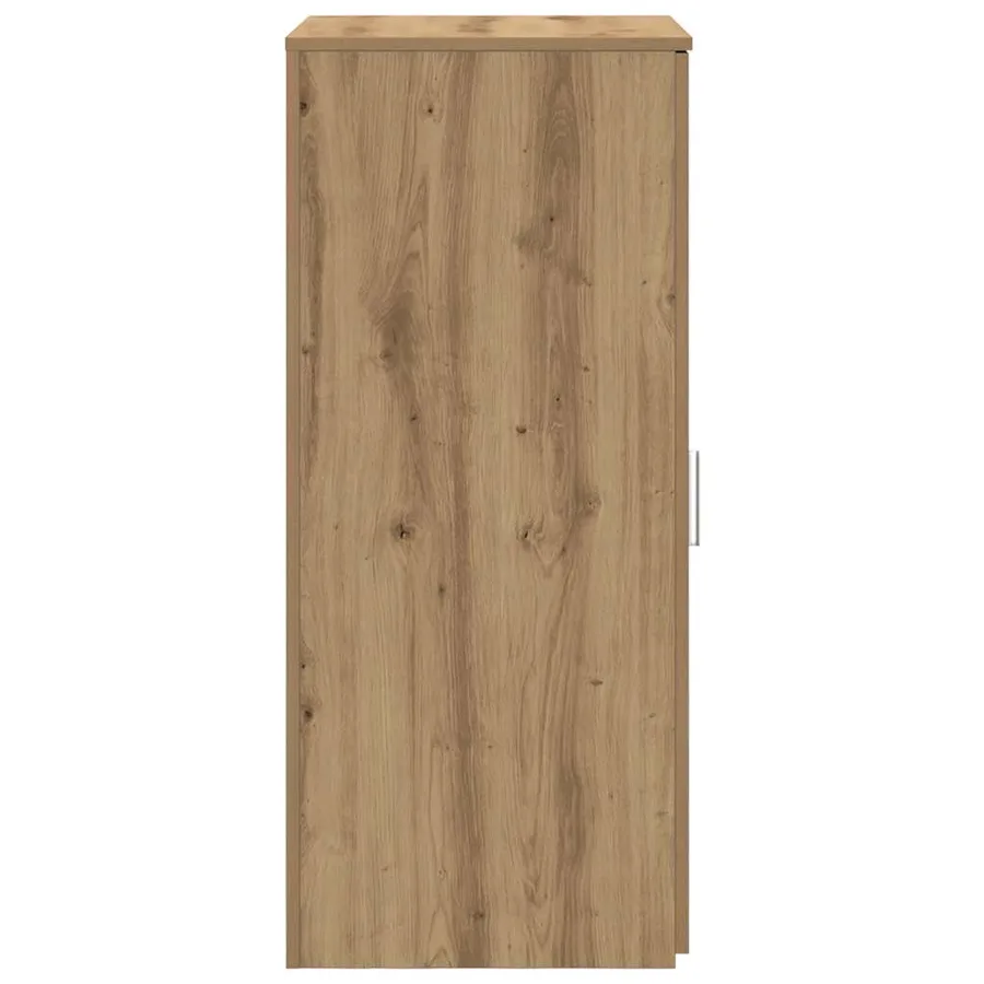 Armoire rangement chêne artisanal 50x45x103,5cm bois ingénierie - 5
