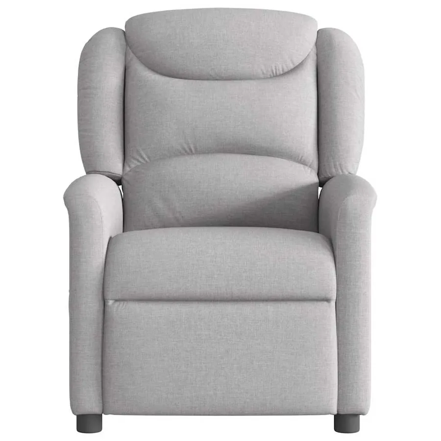 Fauteuil de massage inclinable électrique gris nuage tissu - 5