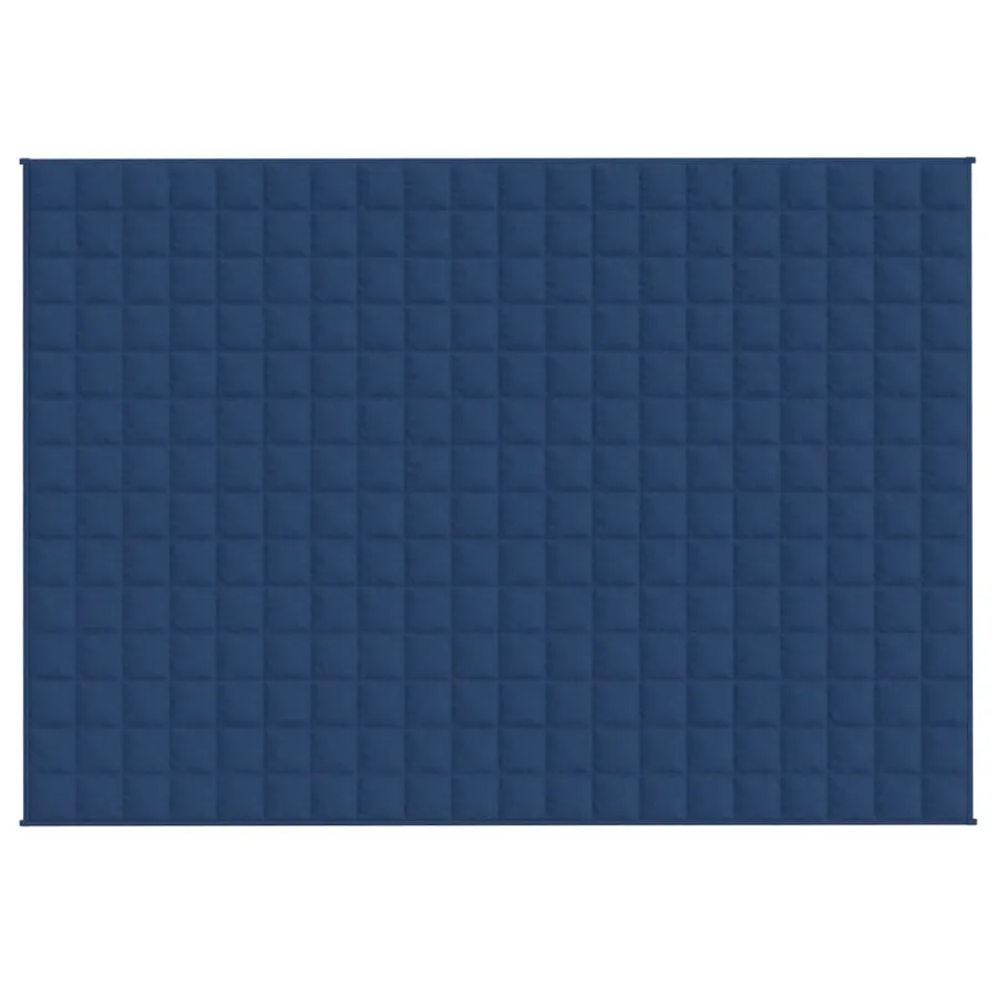 Couverture lestée Bleu 140x200 cm 6 kg Tissu - 3