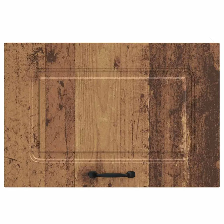 Armoire murale de cuisine Kalmar vieux bois bois d'ingénierie - 5