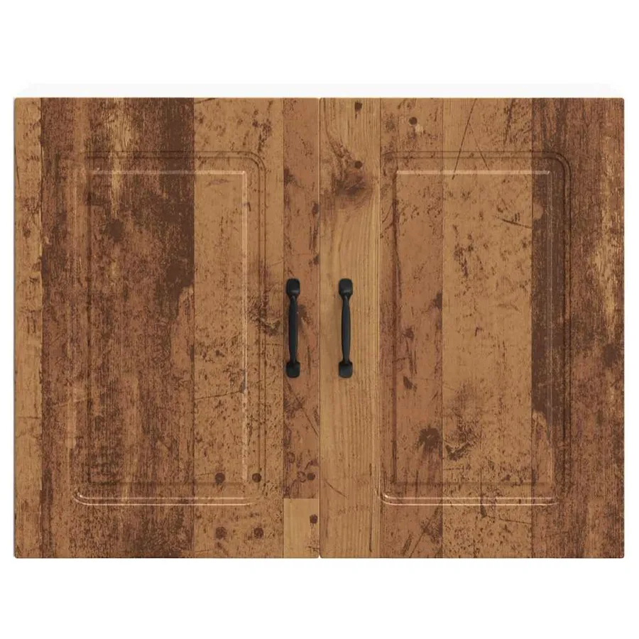 Armoire murale de cuisine Kalmar vieux bois bois d'ingénierie - 6