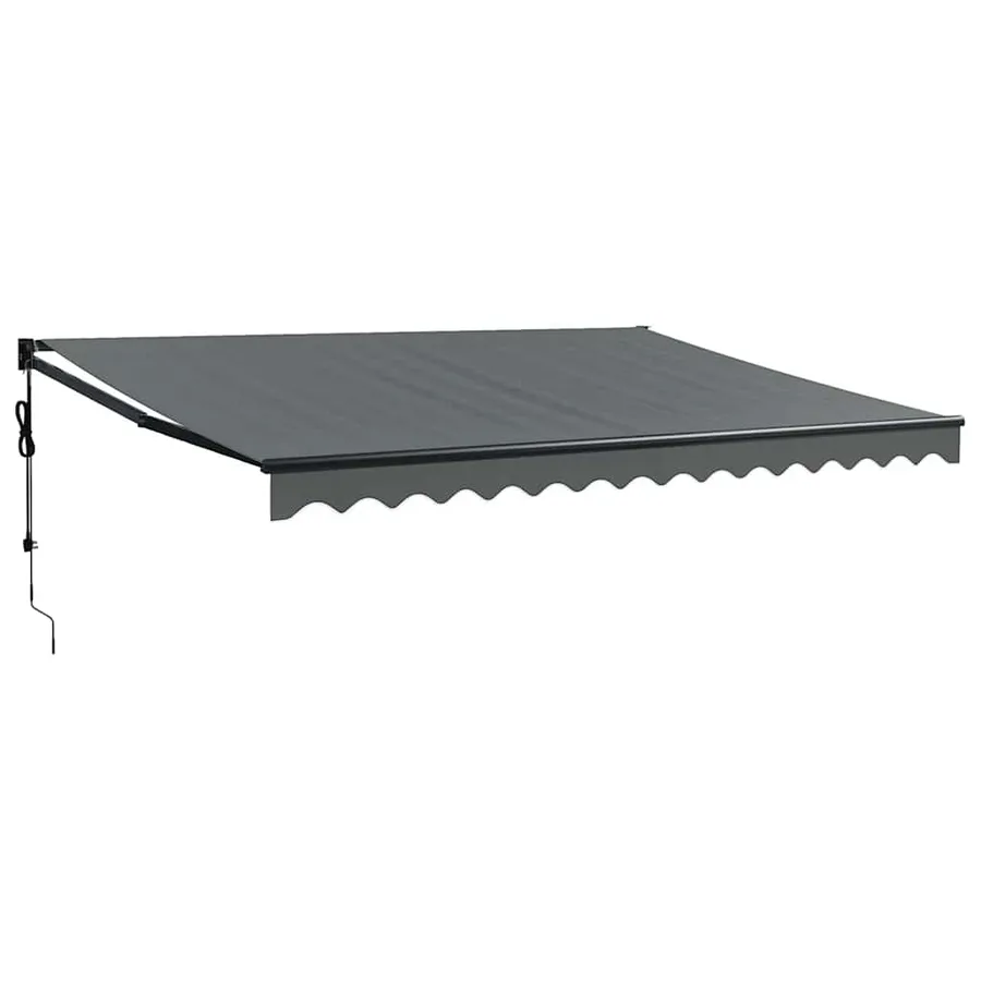 Auvent rétractable automatique anthracite 4,5x3 m - 2