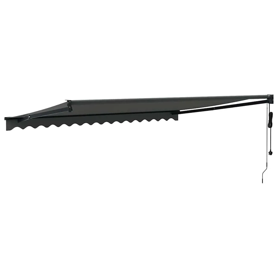 Auvent rétractable automatique anthracite 4,5x3 m - 5