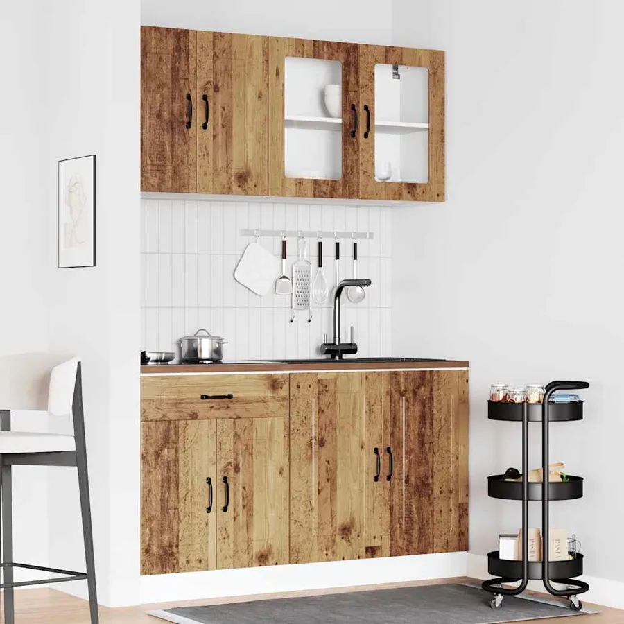 Ensemble d'armoires de cuisine 4 pcs Kalmar bois d'ingénierie - 6