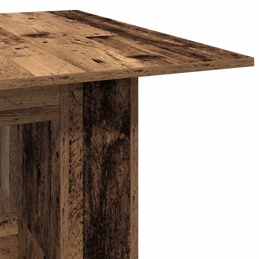 Table à manger vieux bois 180x90x76 cm bois d'ingénierie - 7