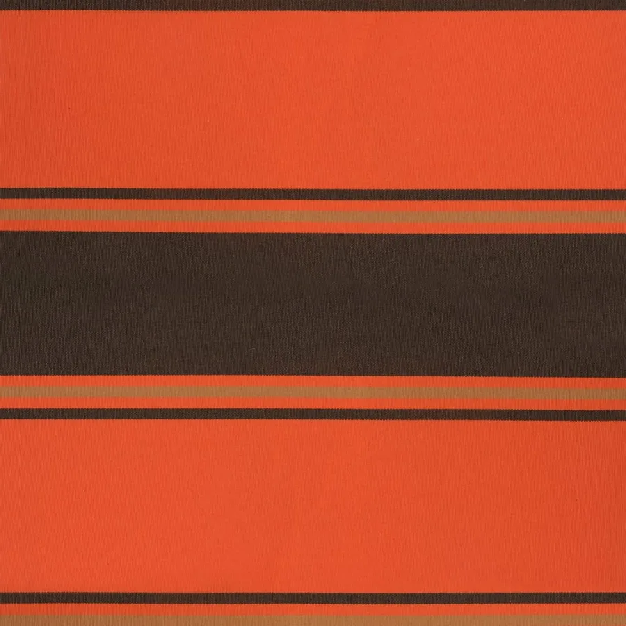 Auvent rétractable automatique orange et marron 3x2,5 m - 9