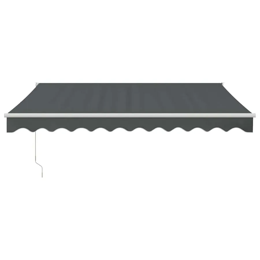 Auvent rétractable automatique anthracite 3,5x2,5 m - 3