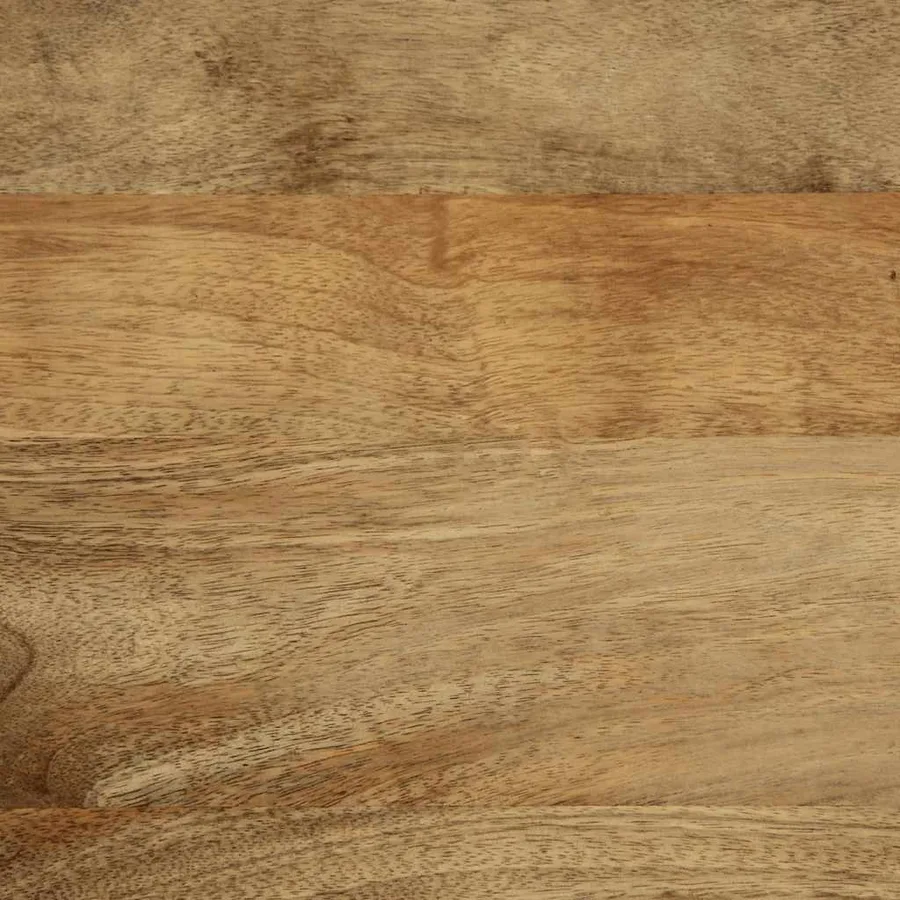 Meuble TV marron 100x33x46 cm bois massif de manguier - 10