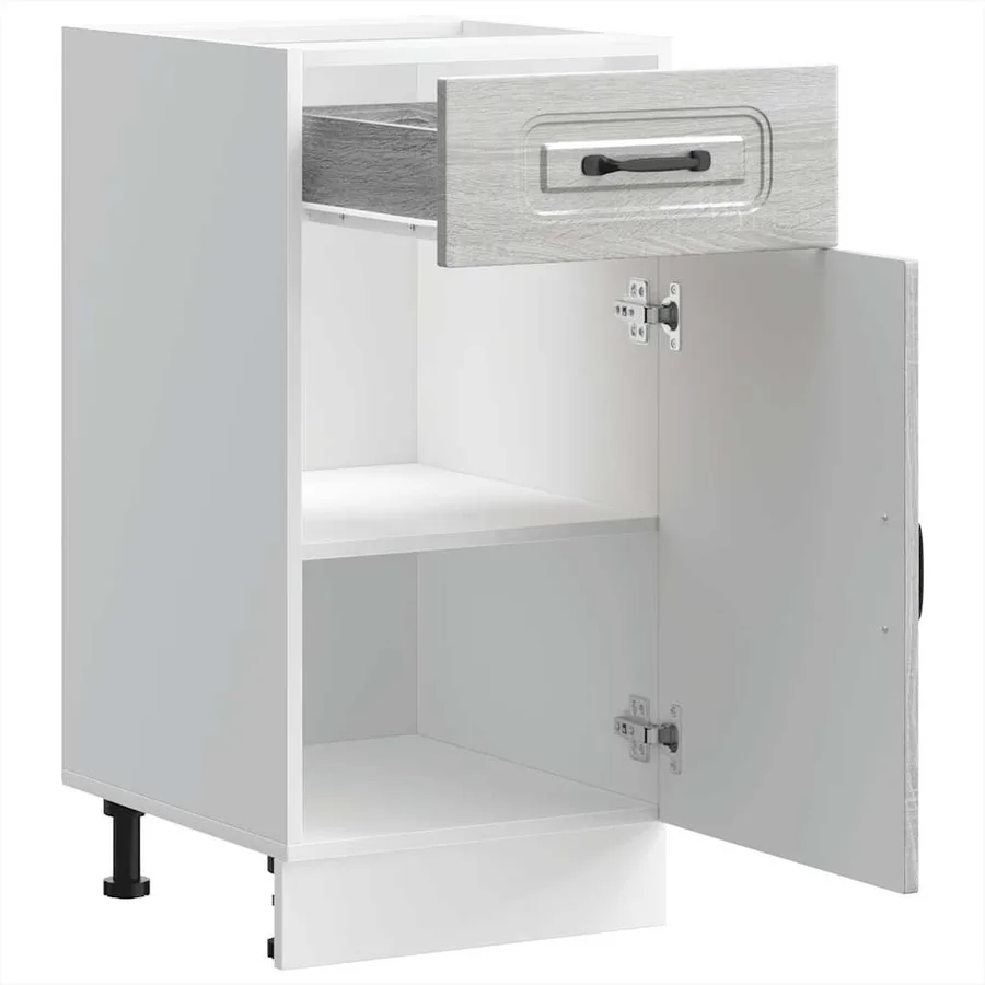 Armoire de cuisine Kalmar sonoma gris bois d'ingénierie - 5
