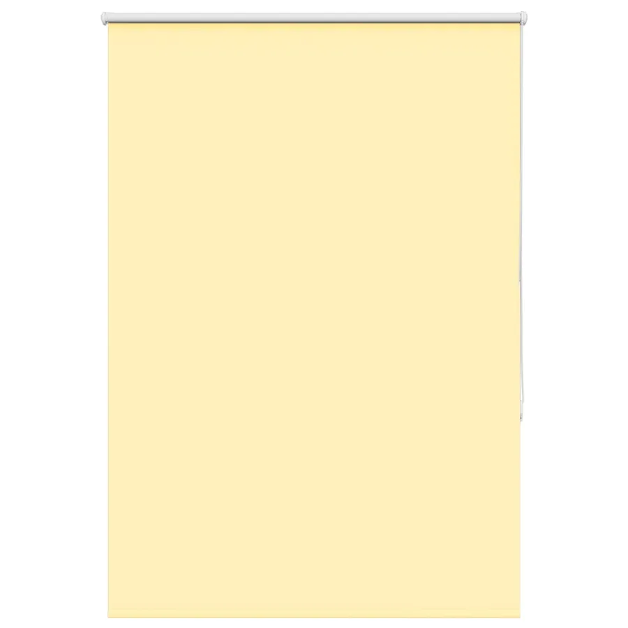 Store enrouleur occultant jaune largeur du tissu 95,7 cm