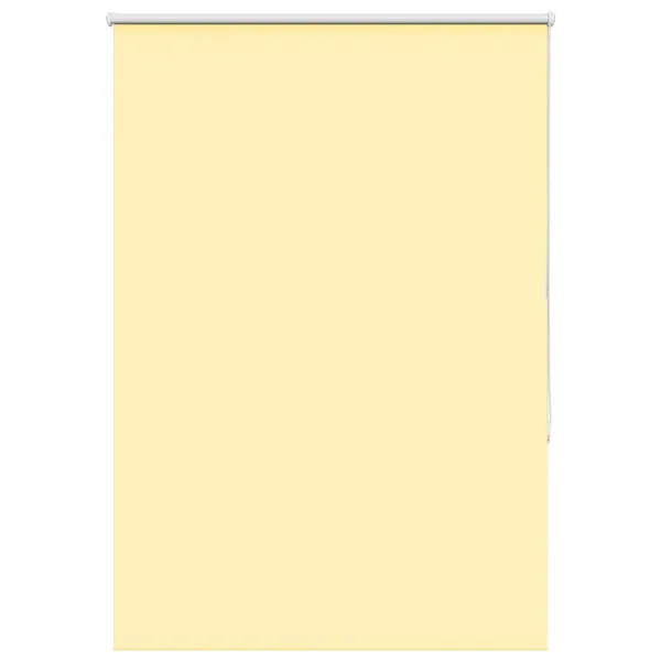 Store enrouleur occultant jaune largeur du tissu 95,7 cm