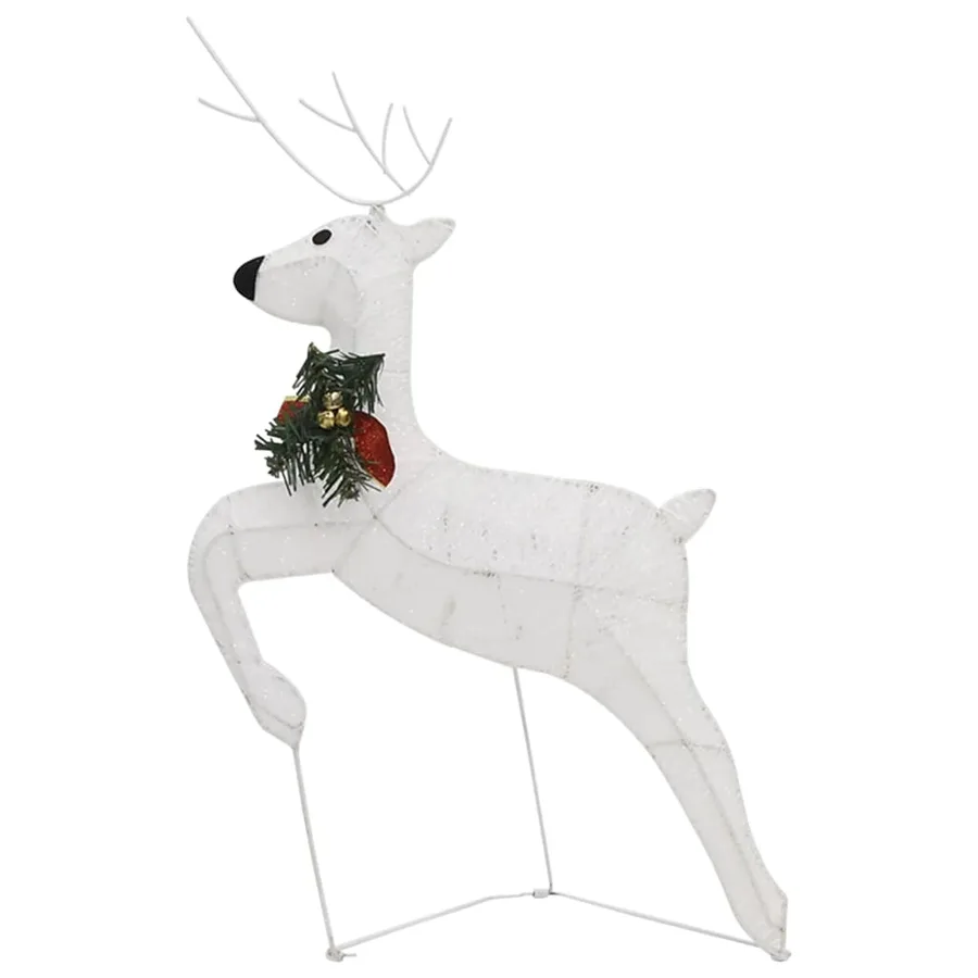 Rennes de Noël 6 pcs Blanc 120 LED - 6
