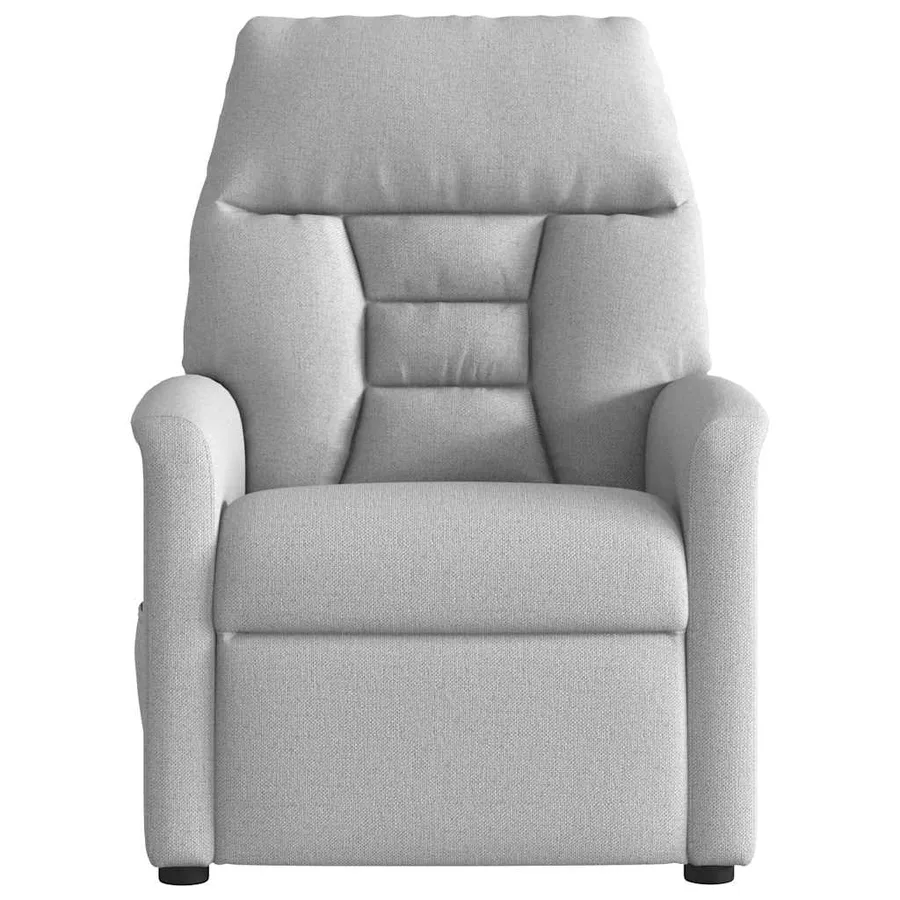 Fauteuil inclinable gris nuage tissu - 3