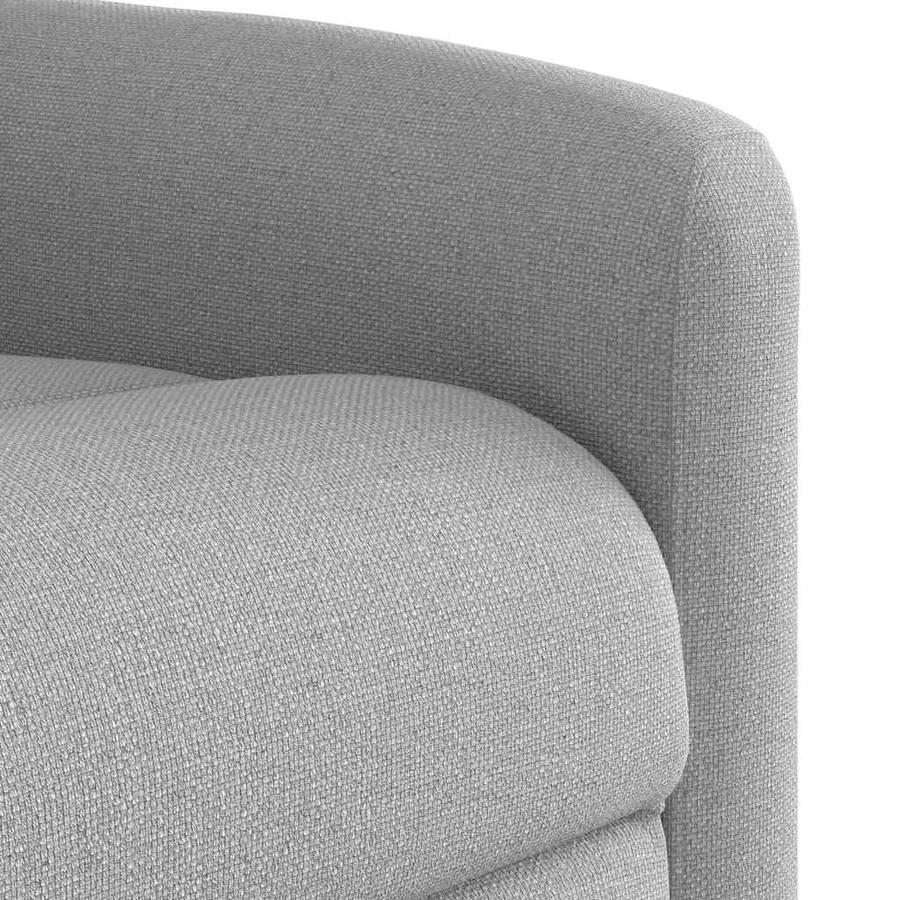 Fauteuil inclinable gris nuage tissu - 8