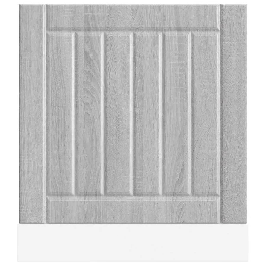 Panneau de lave-vaisselle Lucca sonoma gris bois d'ingénierie - 4