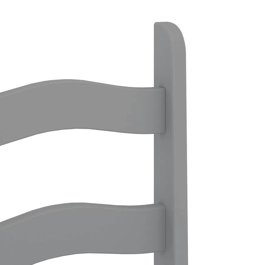 Ensemble à manger PANAMA 3 pcs gris bois de pin massif - 10