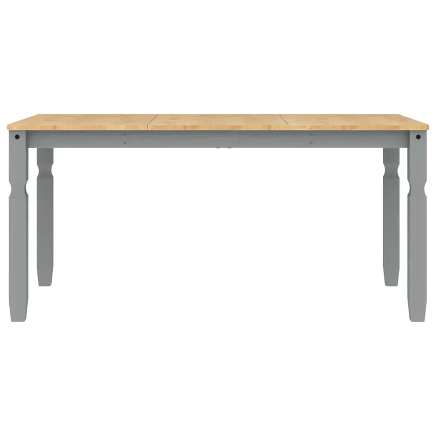 Ensemble à manger PANAMA 3 pcs gris bois de pin massif - 9