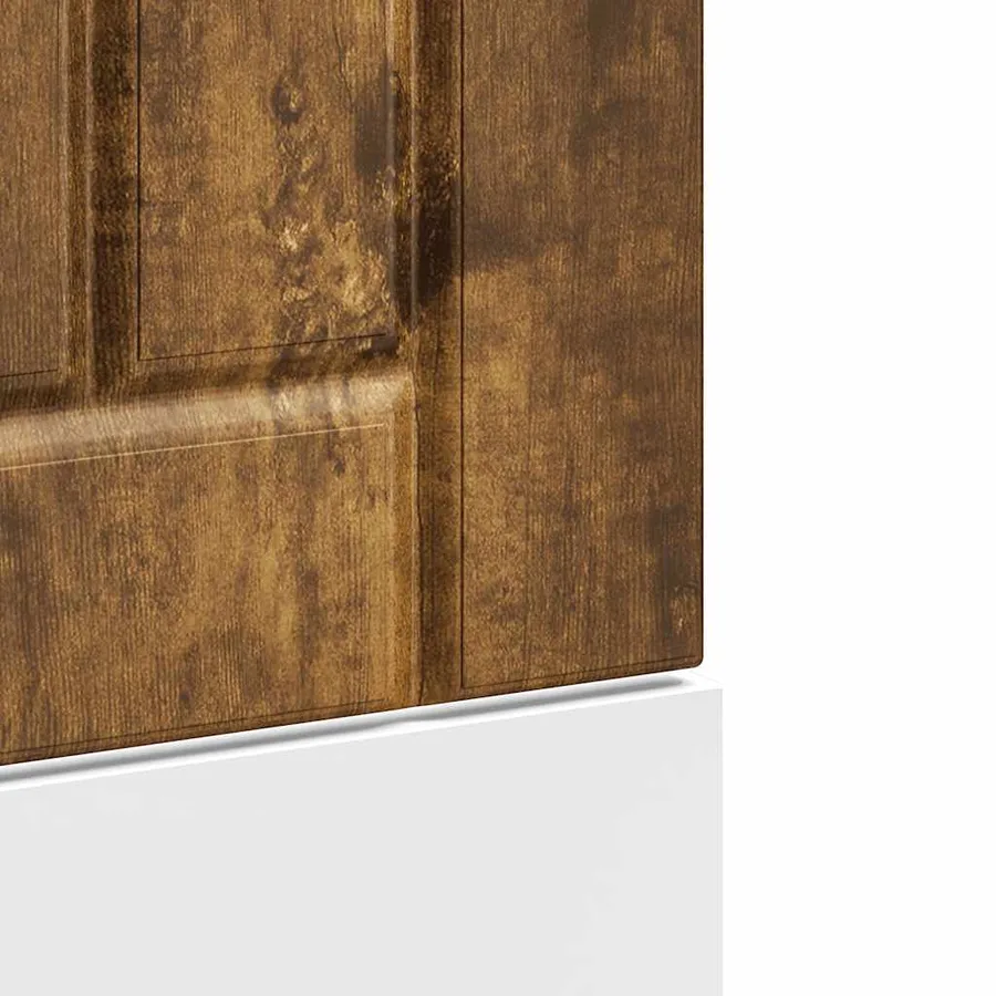 Panneau de lave-vaisselle Lucca chêne fumé bois d'ingénierie - 7
