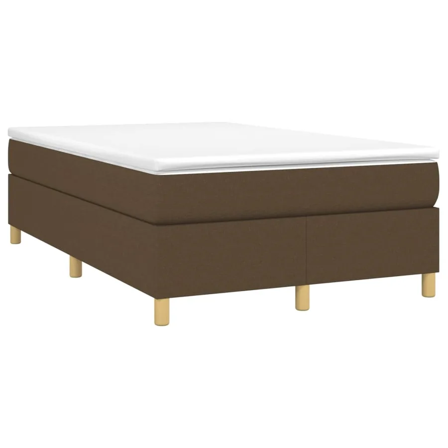 Sommier à lattes de lit avec matelas Marron foncé 120x200 cm - 3