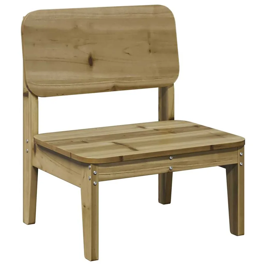Chaise de jardin 60x52,5x72 cm bois de pin imprégné - 2