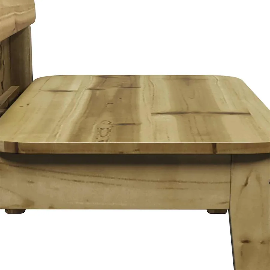 Chaise de jardin 60x52,5x72 cm bois de pin imprégné - 6