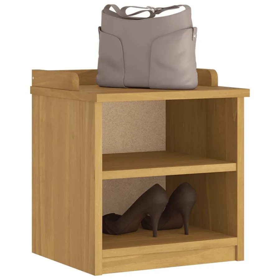 Banc de couloir SANDNES 45x40x50 cm bois de pin massif - 4