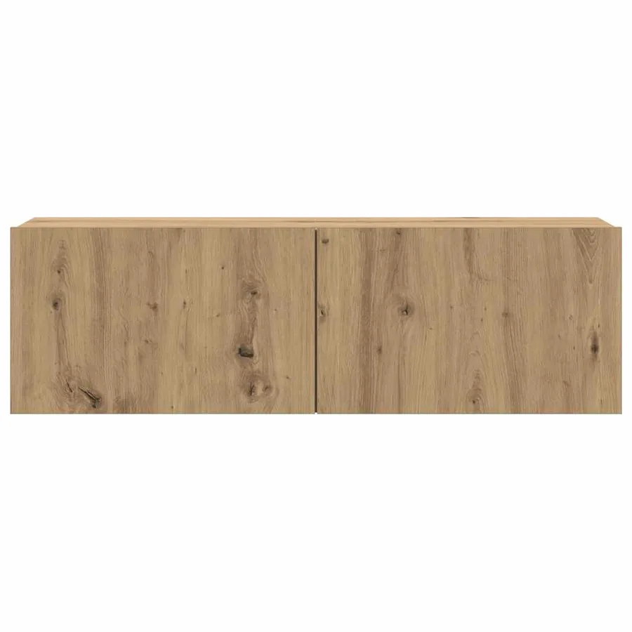 Meubles TV muraux 6 pcs chêne artisanal bois d'ingénierie - 6