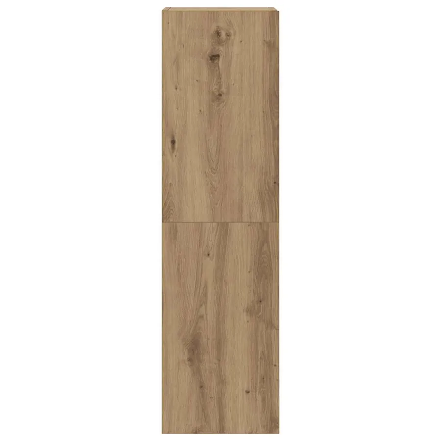 Meubles TV muraux 6 pcs chêne artisanal bois d'ingénierie - 8
