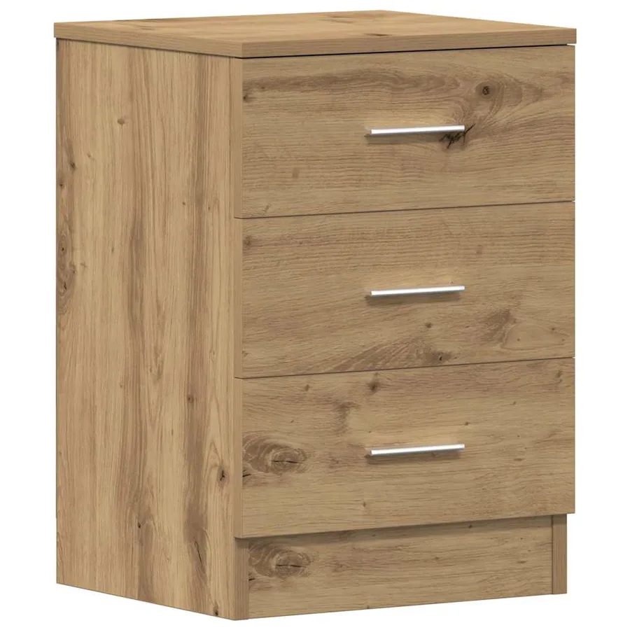 Tables de chevet 2 pcs chêne artisanal 38x35x55 cm - 6