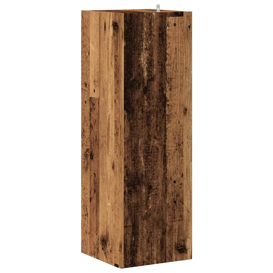 Armoire d'angle vieux bois 33x33x100 cm bois d'ingénierie - 5