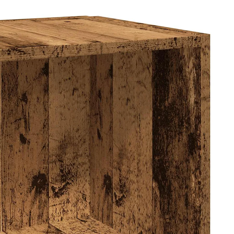 Armoire d'angle vieux bois 33x33x100 cm bois d'ingénierie - 7