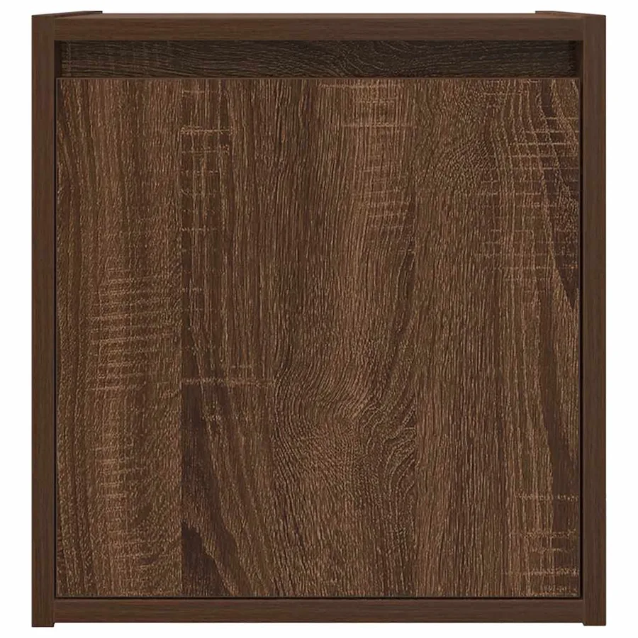 Tables de chevet murales 2 pcs chêne marron 38x34x40 cm - 7