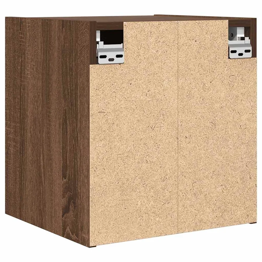 Tables de chevet murales 2 pcs chêne marron 38x34x40 cm - 9
