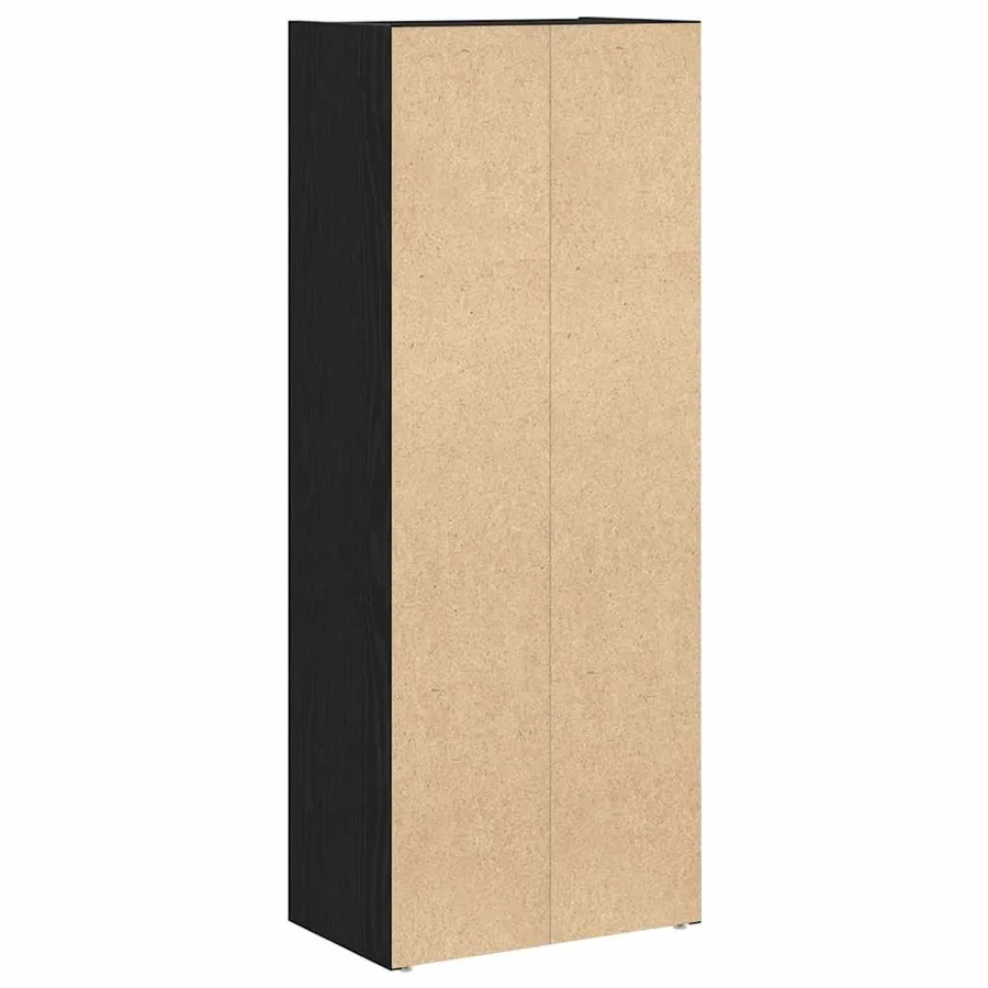 Bibliothèque chêne noir 40x24x102 cm bois d'ingénierie - 7