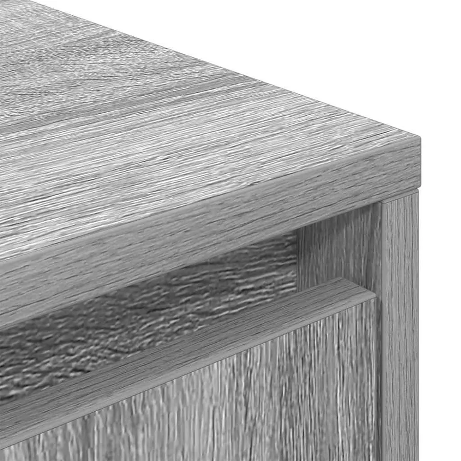 Meuble TV avec lumières LED sonoma gris 160,5x41x50 cm - 10