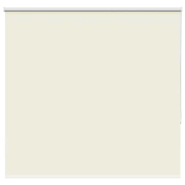 Store enrouleur occultant blanc cassé 150x175 cm largeur tissu