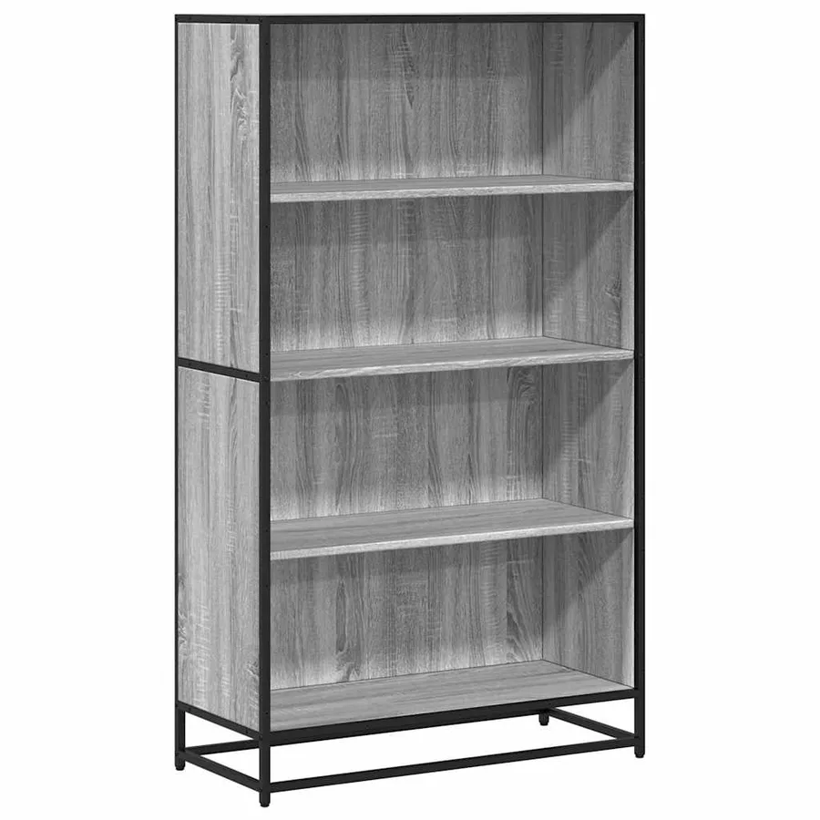 Bibliothèque sonoma gris 80,5x35x139 cm bois d'ingénierie - 2
