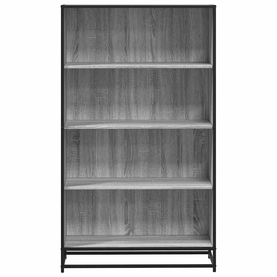 Bibliothèque sonoma gris 80,5x35x139 cm bois d'ingénierie - 4