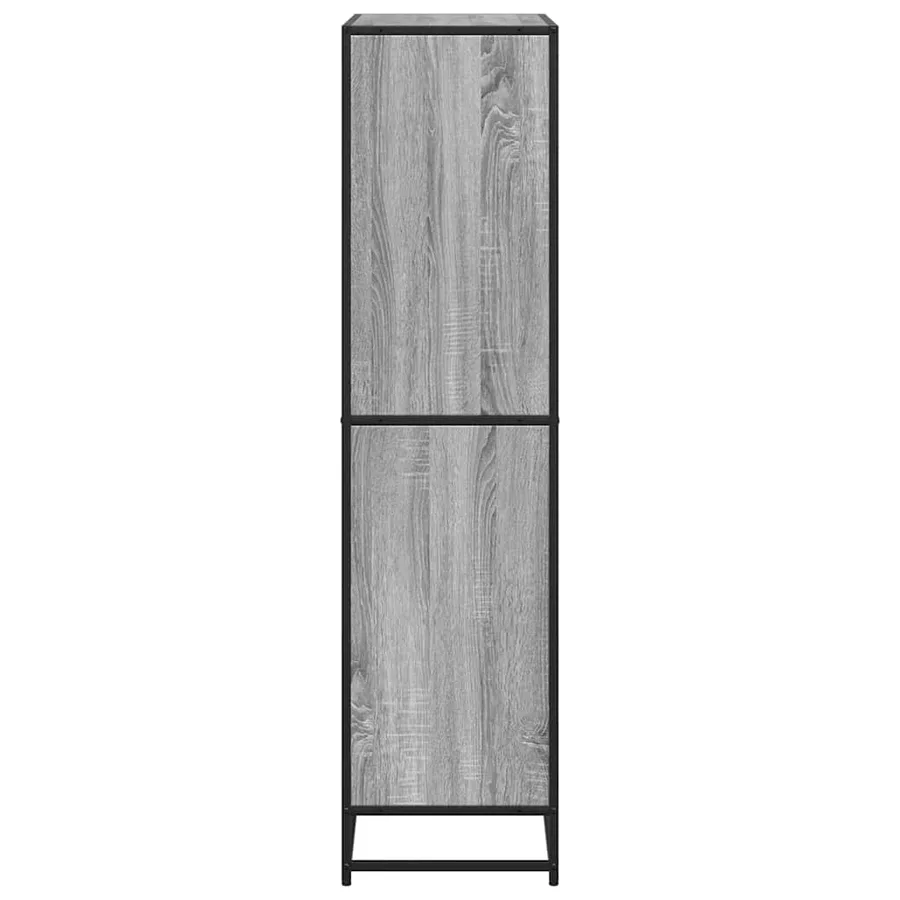 Bibliothèque sonoma gris 80,5x35x139 cm bois d'ingénierie - 5