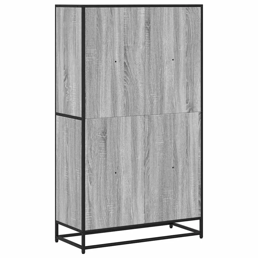 Bibliothèque sonoma gris 80,5x35x139 cm bois d'ingénierie - 6