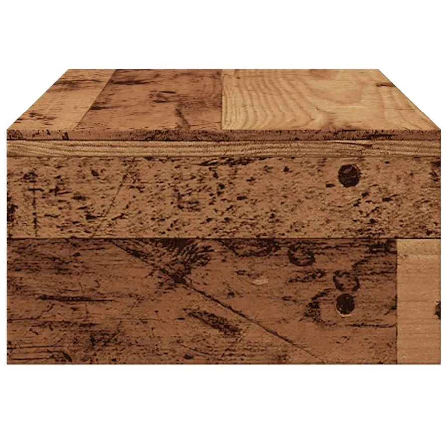 Support de moniteur vieux bois 42 x 24 x 13cm bois d'ingénierie - 6