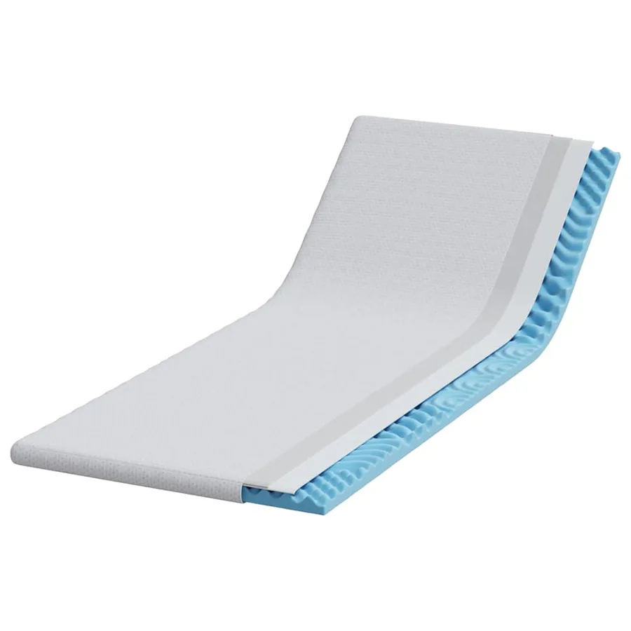 Surmatelas Blanc 80 x 200 cm Tissu Jacquard - 3