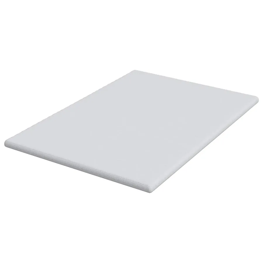 Surmatelas Blanc 140 x 190 cm Tissu Jacquard - 5
