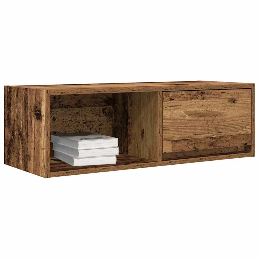 Meubles TV 2 pcs vieux bois 80x31x25,5 cm bois d'ingénierie - 4