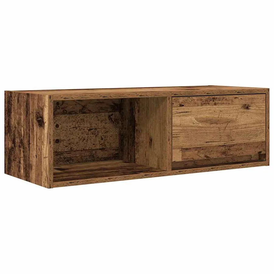 Meubles TV 2 pcs vieux bois 80x31x25,5 cm bois d'ingénierie - 6