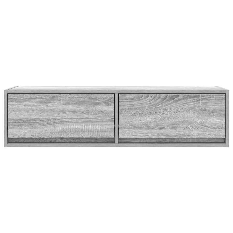 Meuble TV Sonoma gris 100 x 31 x 25,5 cm Bois d'ingénierie - 7