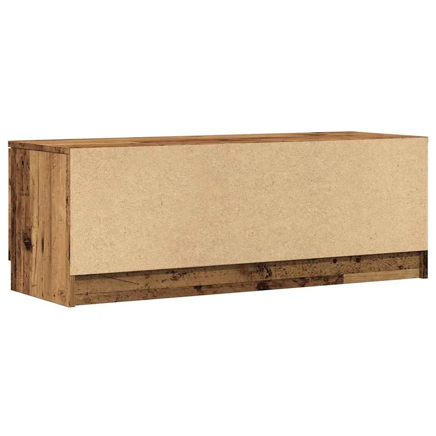 Meuble TV vieux bois 102x35x36,5 cm bois d'ingénierie - 6