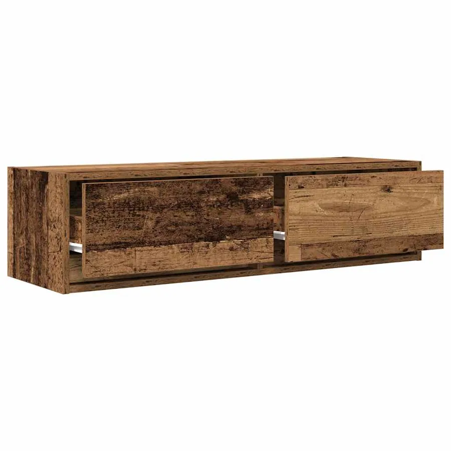 Meuble TV Bois ancien 100 x 31 x 25,5 cm Bois d'ingénierie - 5