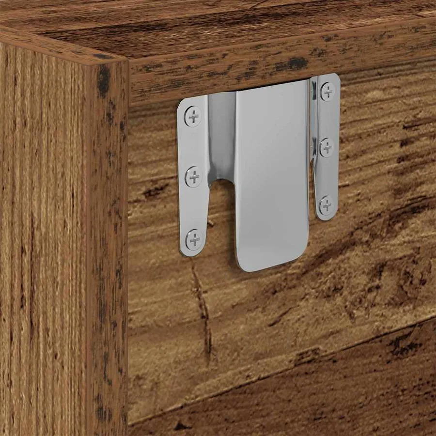 Meuble TV Bois ancien 100 x 31 x 25,5 cm Bois d'ingénierie - 8